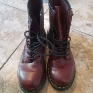 Authentic Doc Martens 1460 boots cherry red (smooth)